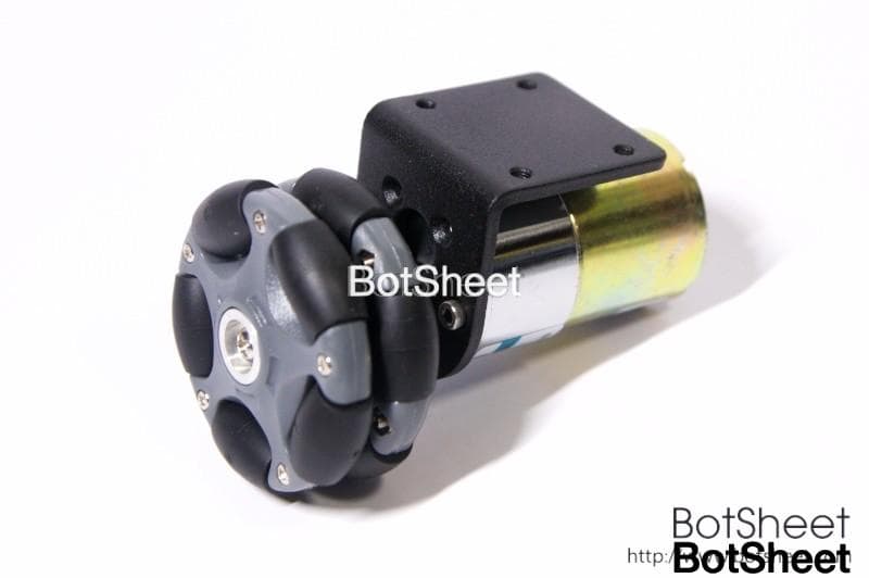 37GB-520 齒輪減速馬達連輪子 (12v)