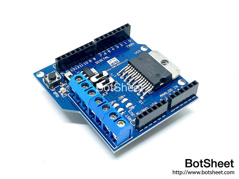 Arduino L298N 馬達驅動擴展板 V3