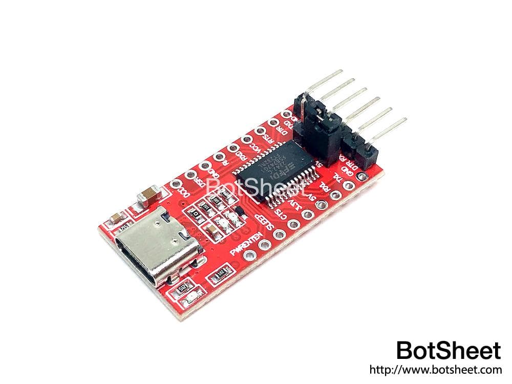 FT232RL USB轉TTL Serial模組 (FTDI芯片) (USB Type-C)