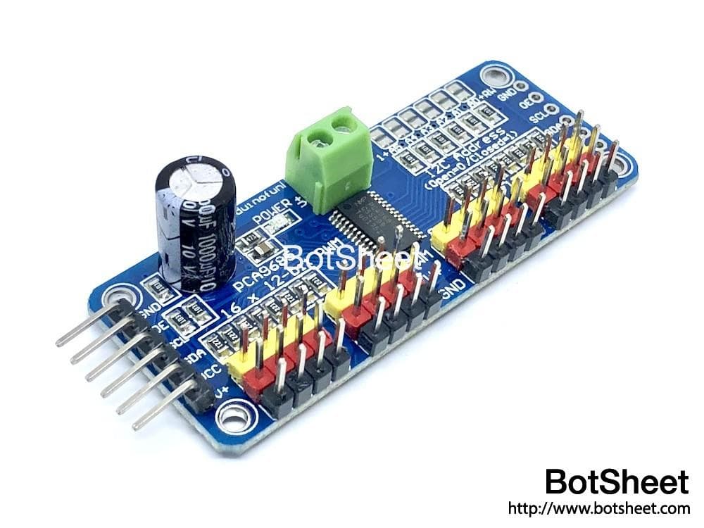 PCA9685 16路PWM舵機驅動模組