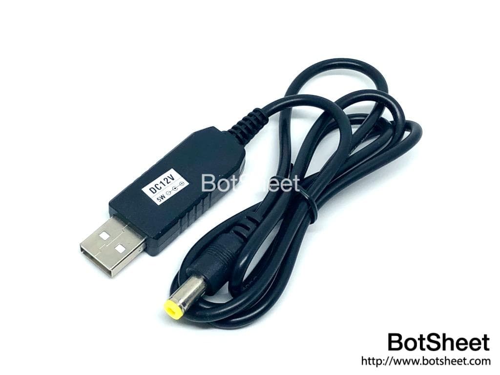 USB轉DC升壓電源線 (5V轉12V)
