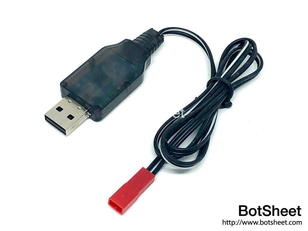 USB鋰電池充電線 (6V) (JST)