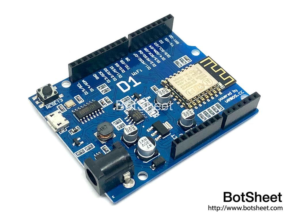 WeMos D1 R1 開發板 (兼容Arduino Uno擴展板)